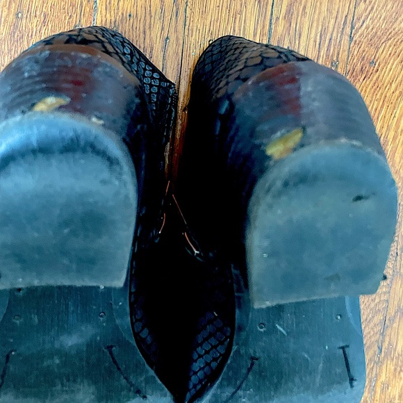 Sam Edelman - Snakeskin Ankle Booties - Picture 3 of 5